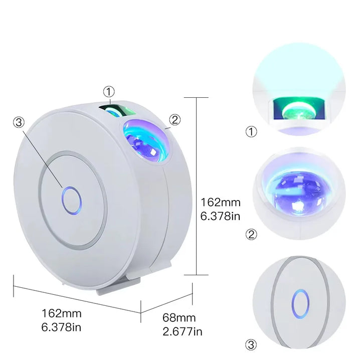 Projetor de Estrelas LED Smart Sky com Comando Remoto