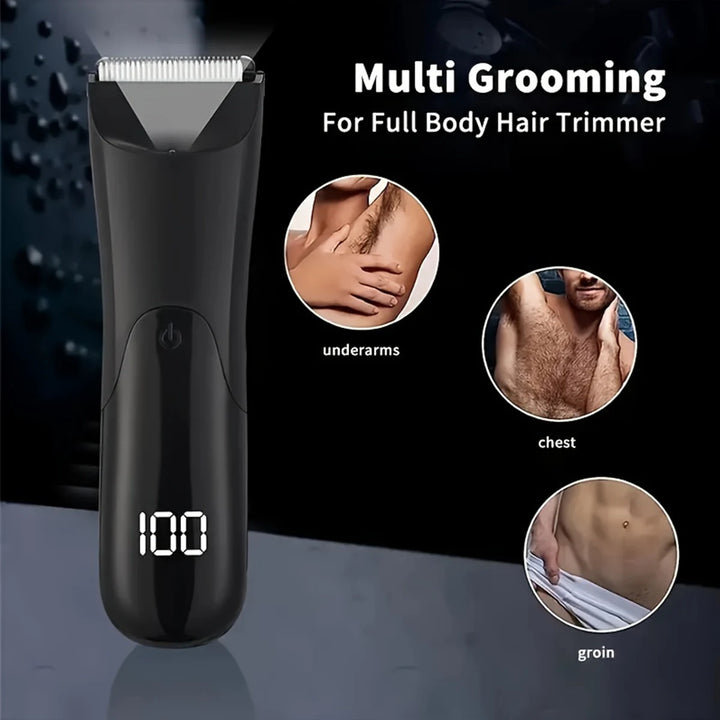 Aparador de Pelos Masculino 6 em 1 – Corpo, Rosto e Áreas Sensíveis