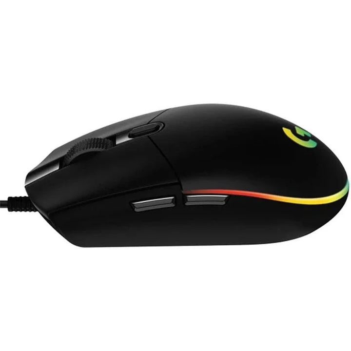Logitech G102 Mouse USB Com Fio para Jogos – 8000 DPI com Efeito Óptico Rainbow