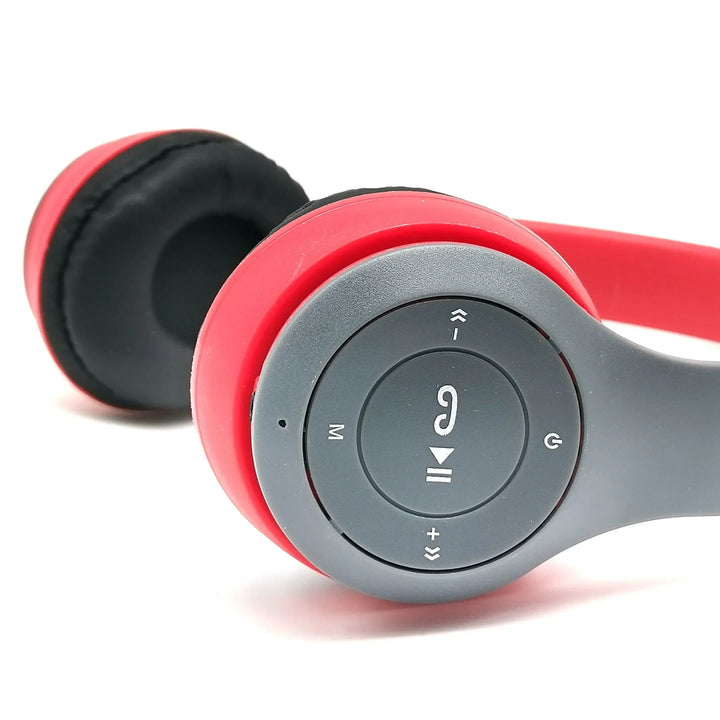 P47 Auscultadores Bluetooth com Microfone – Som Estéreo, Cancelamento de Ruído, Compatível com PC, Telemóvel e Gaming
